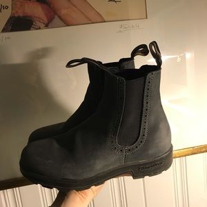 Rustic Black Blundstone High Top Boot